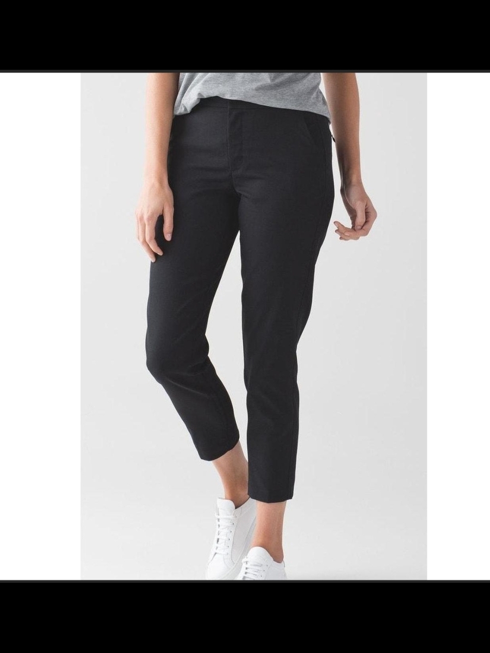 Lululemon City Trek Cropped Trouser Pants Minimalist Office Work